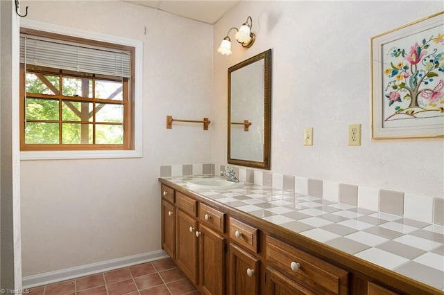 102 Shawnee Cir, Lexington, NC 27295 - bathroom featuring vanity and tile patterned flooring