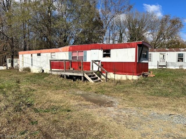 view of back of property