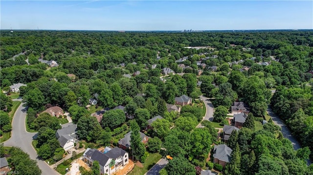 4208 Bitternut Trl, Greensboro, NC 27410 - bird's eye view of a forest