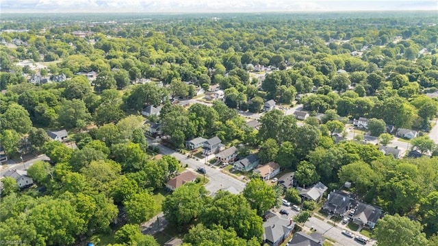 907 Caldwell St, Greensboro, NC 27406 - aerial perspective of suburban area with a forest