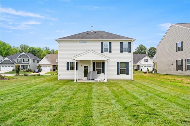 1827 Deveron Ct, Kernersville, NC 27284 - back of house featuring a lawn and a patio