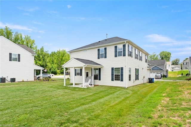 1827 Deveron Ct, Kernersville, NC 27284 - rear view of house featuring a yard