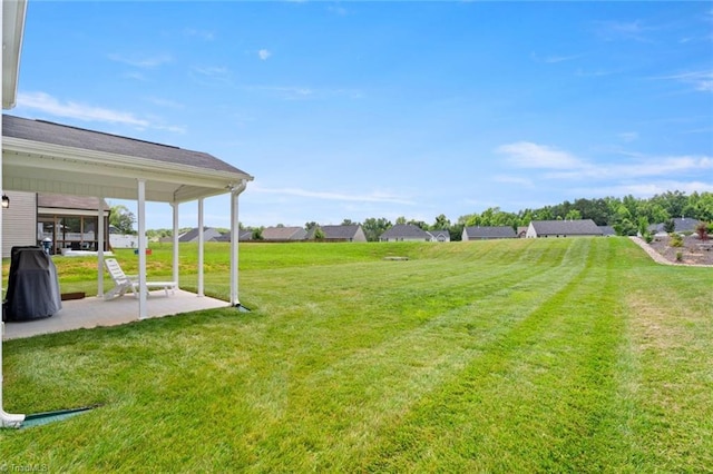 1827 Deveron Ct, Kernersville, NC 27284 - view of green lawn with a patio