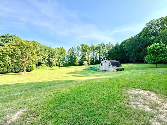 7658 Salem Chapel Rd, Walnut Cove, NC 27052 - view of yard with a barn and an outbuilding