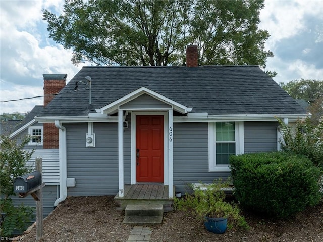 view of bungalow-style house