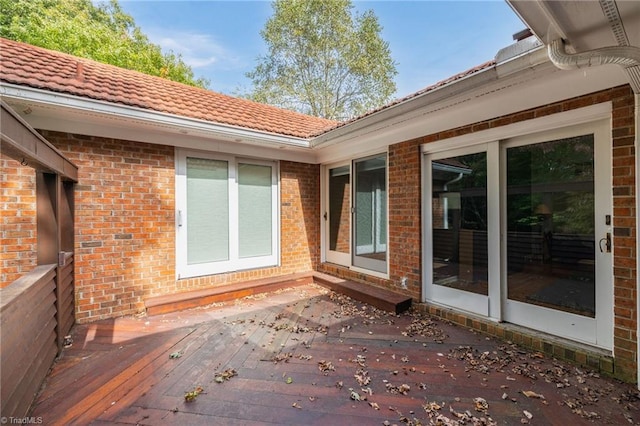 view of patio / terrace featuring a deck