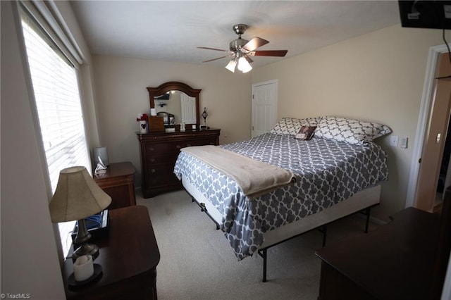 113 Stone Bridge Rd, Mount Airy, NC 27030 - carpeted bedroom with ceiling fan