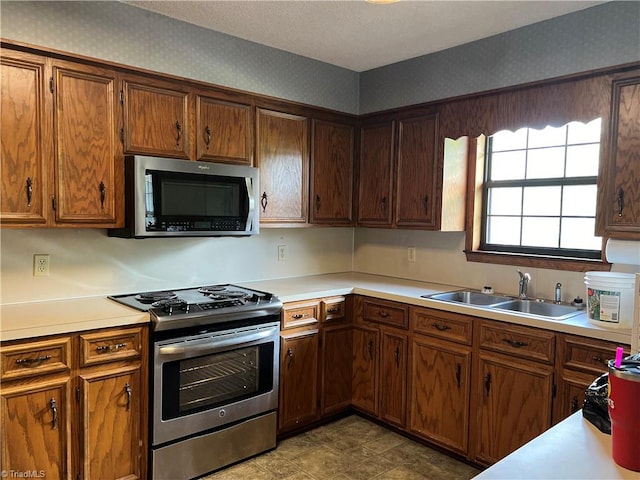 kitchen featuring sink and stainless steel appliances