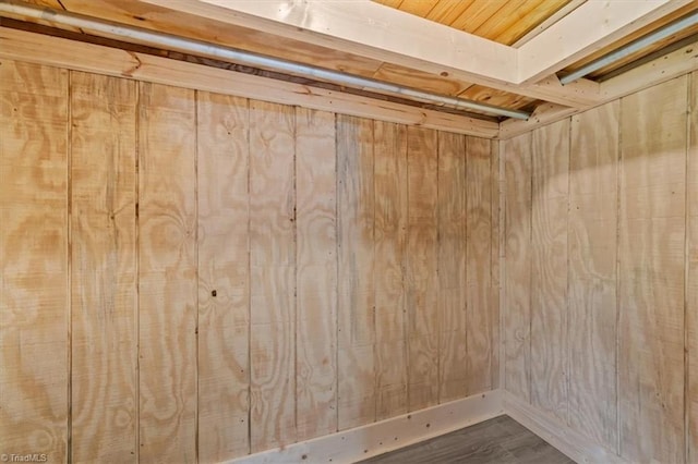 539 W Salisbury St, Denton, NC 27239 - detailed view of wood finished floors and baseboards