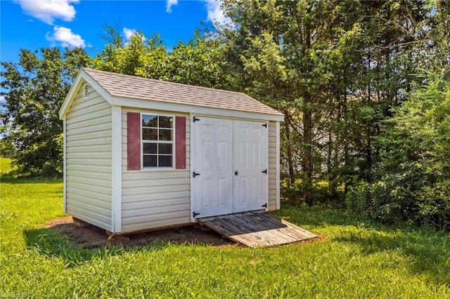 189 Lochshire Ln, Woodleaf, NC 27054 - view of shed