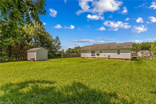 189 Lochshire Ln, Woodleaf, NC 27054 - view of yard with a shed