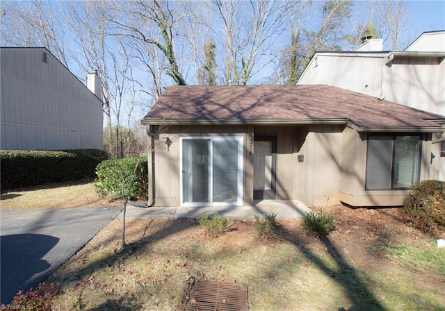 view of rear view of house