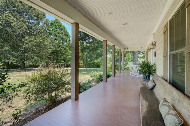 view of patio / terrace with covered porch