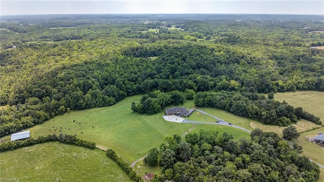 2643 NC Highway 801, Mocksville, NC 27028 - overview of rural landscape with a forest