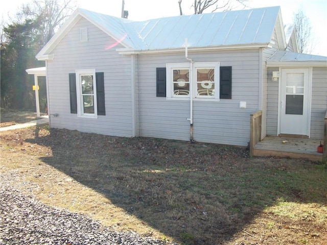 view of back of property