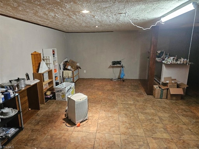 view of basement