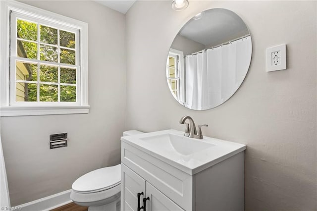 506 W 26th St, Winston-Salem, NC 27105 - bathroom featuring vanity and toilet