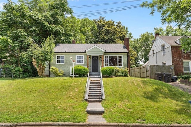 506 W 26th St, Winston-Salem, NC 27105 - view of front of home with a chimney