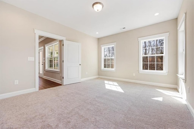 1811 Parham Dr Unit 89, Graham, NC 27253 - spare room featuring carpet flooring, recessed lighting, and baseboards
