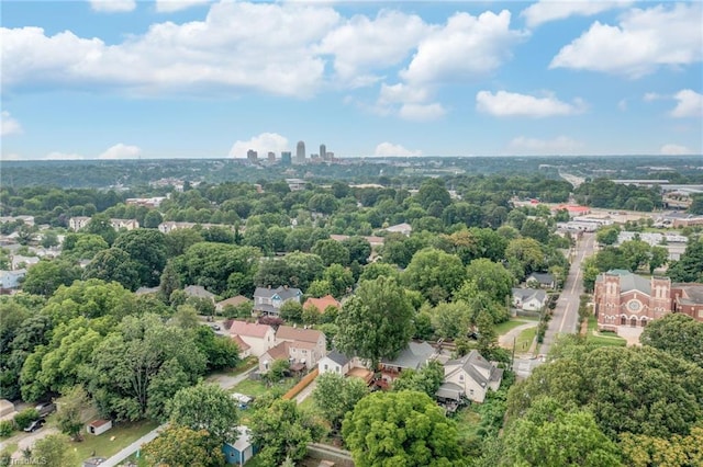 348 E Sprague St, Winston-Salem, NC 27127 - aerial view of property's location featuring a tree filled landscape