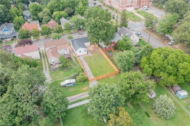348 E Sprague St, Winston-Salem, NC 27127 - aerial view of property's location with nearby suburban area