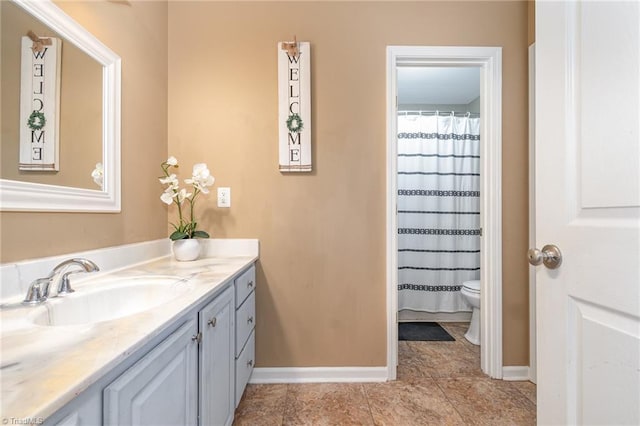 1029 Robbins St, Asheboro, NC 27203 - full bath featuring vanity and tile patterned flooring