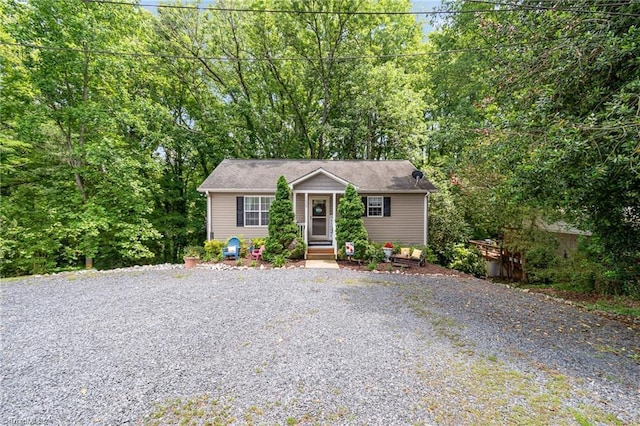 1029 Robbins St, Asheboro, NC 27203 - view of front of home with gravel driveway