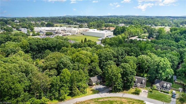 1029 Robbins St, Asheboro, NC 27203 - aerial view of a heavily wooded area