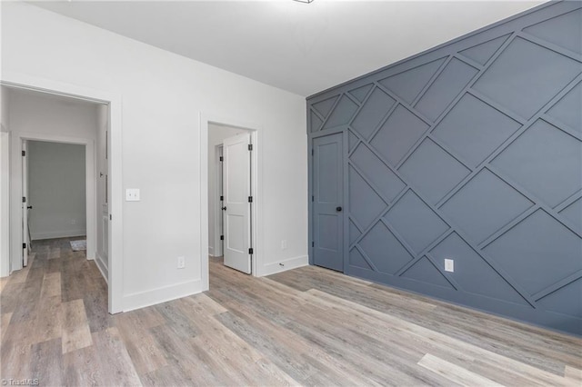 interior space featuring light hardwood / wood-style flooring