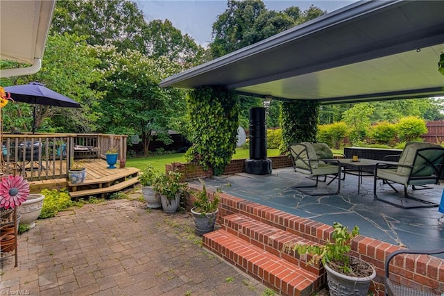 509 Florham Dr, High Point, NC 27262 - view of patio / terrace featuring a deck