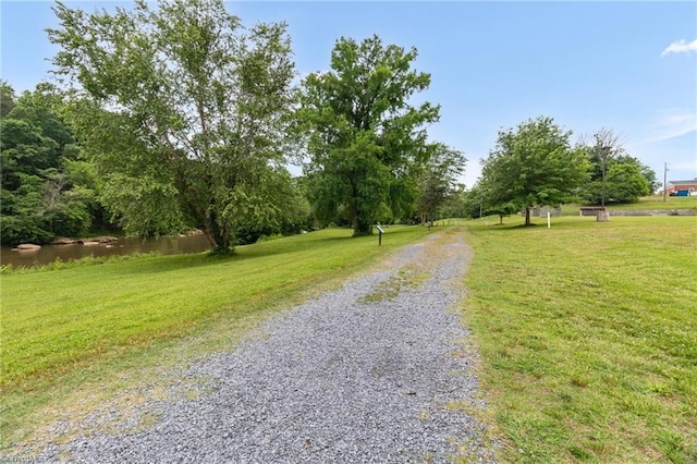 view of dirt / gravel road