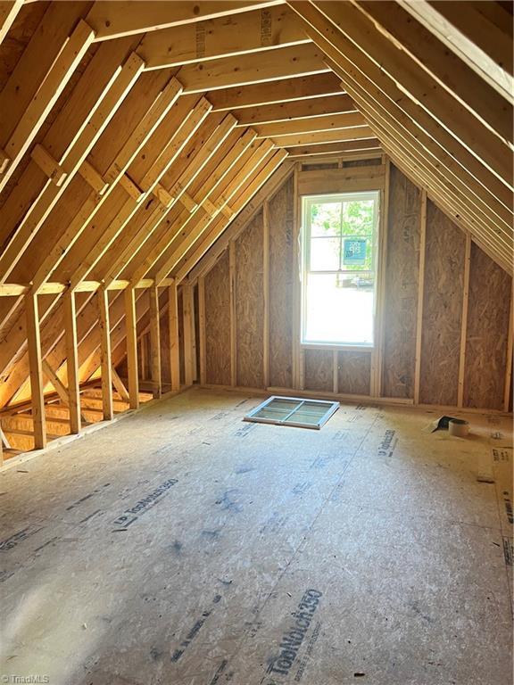 848 Hidden Ct, Asheboro, NC 27205 - view of unfinished attic
