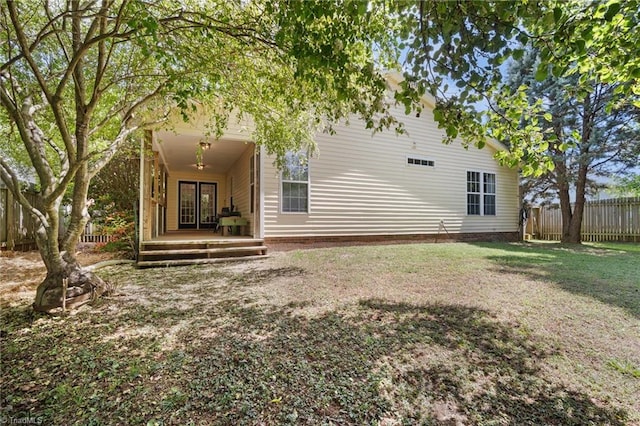 view of rear view of house