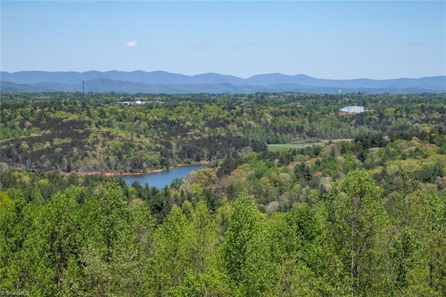 4933 W NC Highway 268, Wilkesboro, NC 28697 - view of mountain background with a heavily wooded area and a nearby body of water