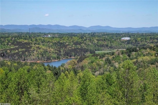 4933 W NC Highway 268, Wilkesboro, NC 28697 - view of mountain background with a heavily wooded area and a nearby body of water