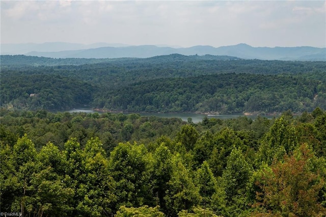 4933 W NC Highway 268, Wilkesboro, NC 28697 - mountain view with a heavily wooded area and a nearby body of water