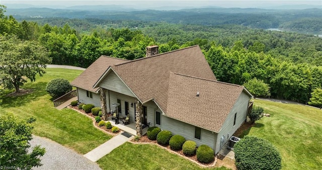 4933 W NC Highway 268, Wilkesboro, NC 28697 - view from above of property featuring a heavily wooded area