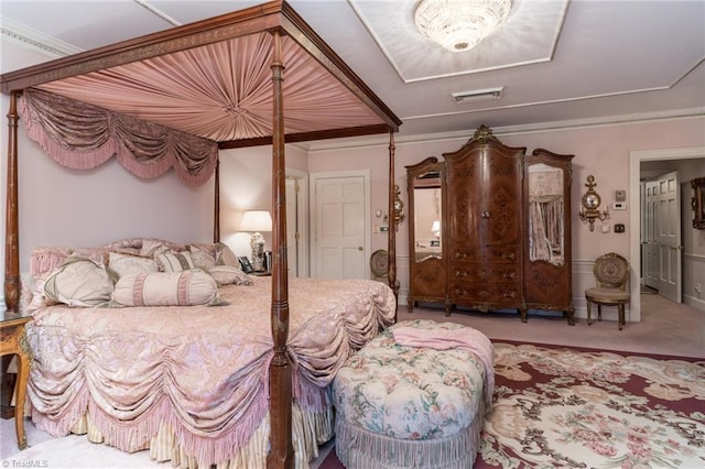 6 Curtis Ct, Thomasville, NC 27360 - bedroom featuring carpet and ornamental molding