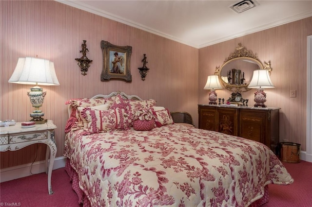 6 Curtis Ct, Thomasville, NC 27360 - carpeted bedroom featuring crown molding and baseboards