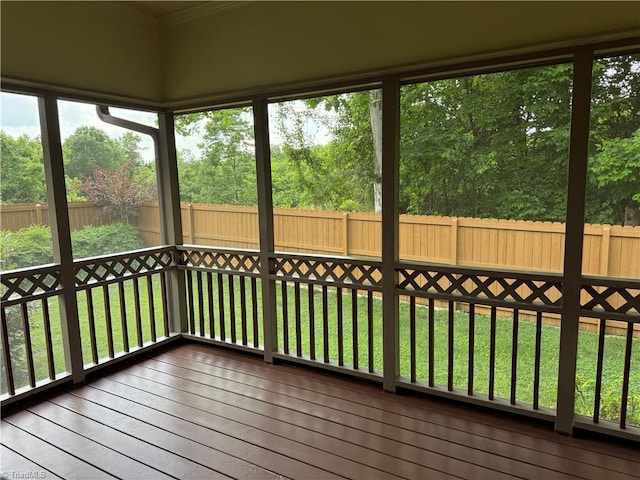 1223 Gatehouse Rd, High Point, NC 27262 - view of unfurnished sunroom