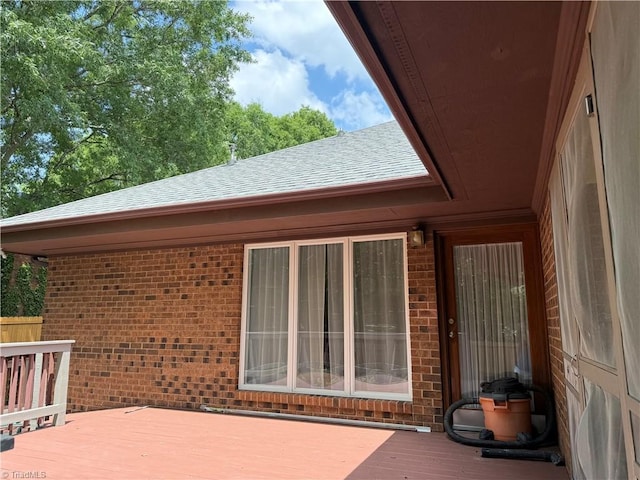 1223 Gatehouse Rd, High Point, NC 27262 - view of wooden deck