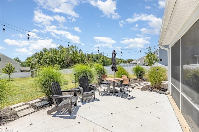 111 Park Place Cir, Winston-Salem, NC 27107 - view of patio / terrace with outdoor dining space