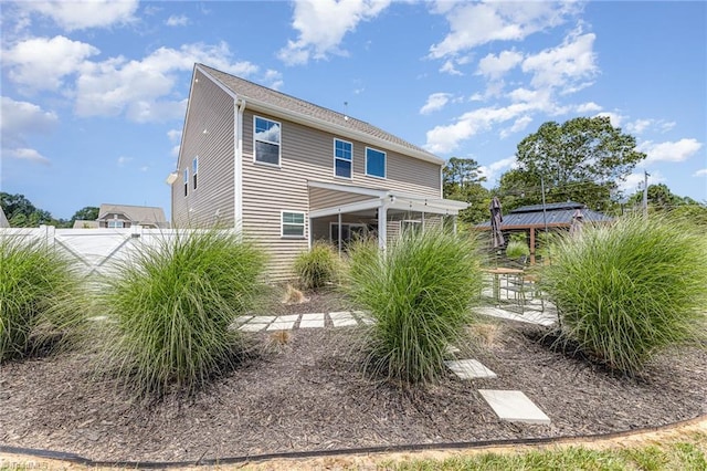 111 Park Place Cir, Winston-Salem, NC 27107 - rear view of property featuring a sunroom