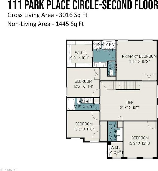 111 Park Place Cir, Winston-Salem, NC 27107 - home floor plan