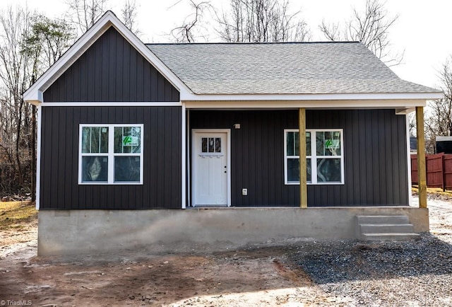 view of front of home