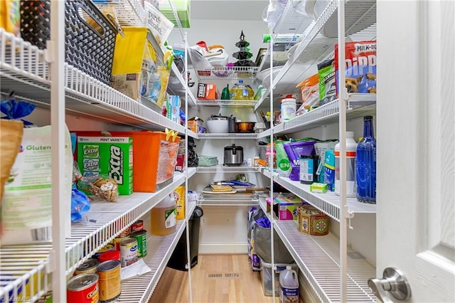 view of pantry