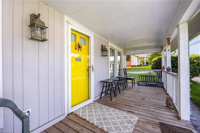 7387 NC Highway 62, Trinity, NC 27370 - view of wooden porch