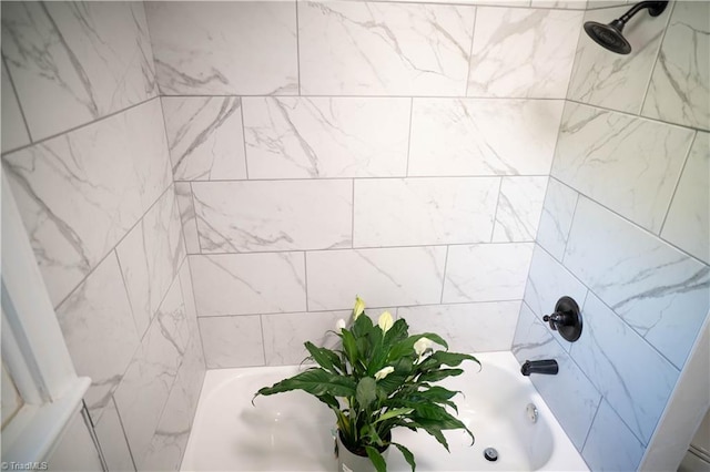 full bathroom featuring shower / bath combination