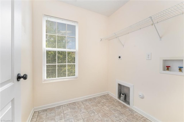 1771 Timber Cove Ct, Winston-Salem, NC 27127 - laundry area with hookup for a washing machine, hookup for an electric dryer, baseboards, and hookup for a gas dryer