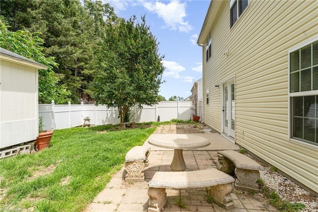 1771 Timber Cove Ct, Winston-Salem, NC 27127 - view of yard with a patio